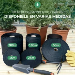 Tubería de Riego por Exudación en Rollo Agro Planeta Huerto 200 m