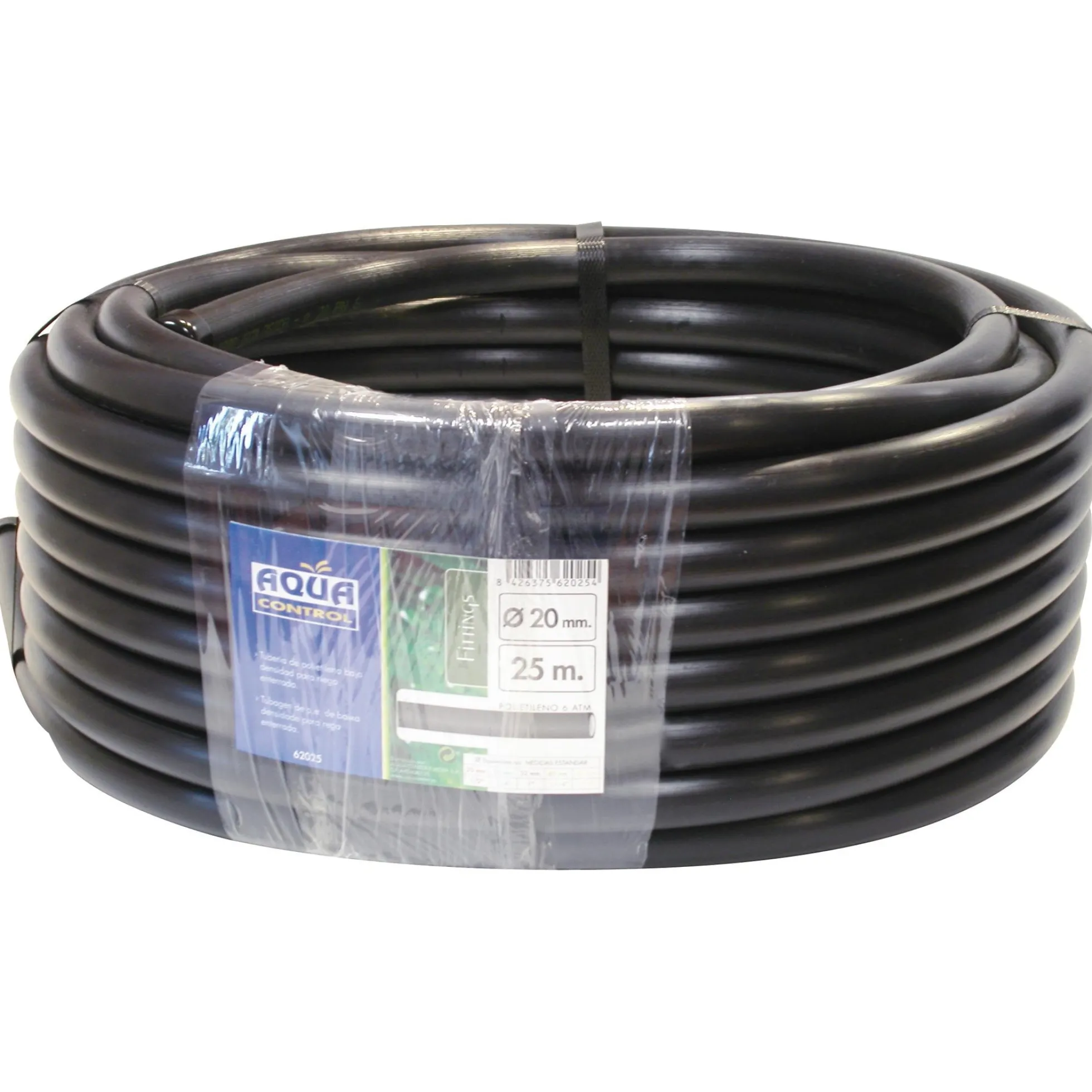 Tubería negra lisa 20mm 25 m