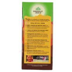 Tulsi Turmeric Ginger Organic India 25 bolsitas