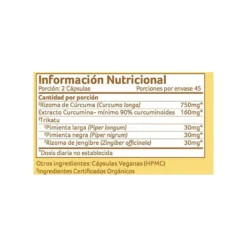 Turmeric Formula Organic India 90 caps