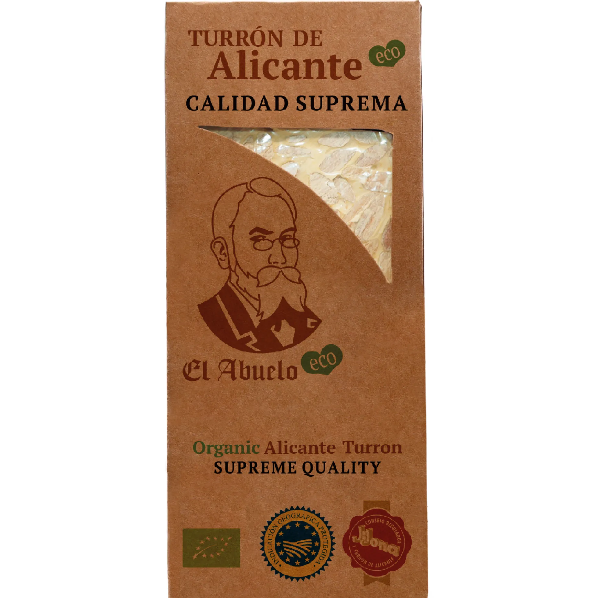 Turrón de Alicante ECO El Abuelo 200 g