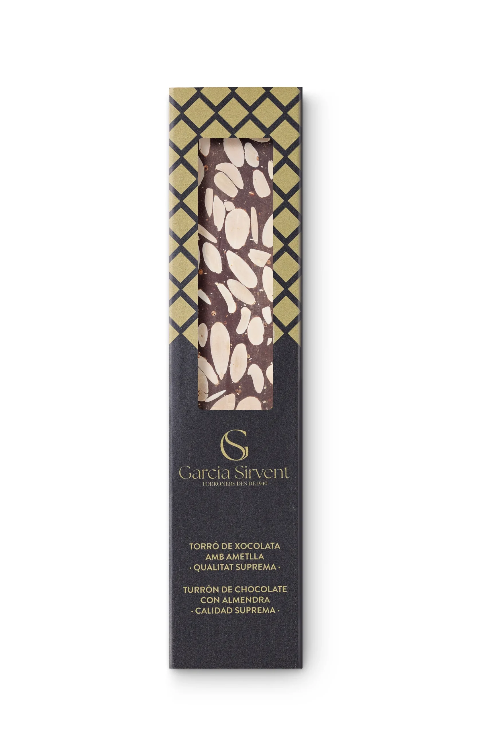 Turrón De Chocolate Con Almendra Garcia Sirvent 200 g