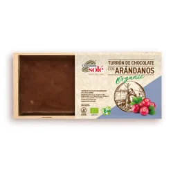 Turrón de Chocolate con Arándanos Eco Solé 200g