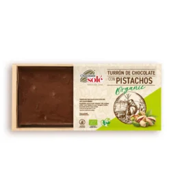Turrón de Chocolate con Pistachos ECO Sole 200g