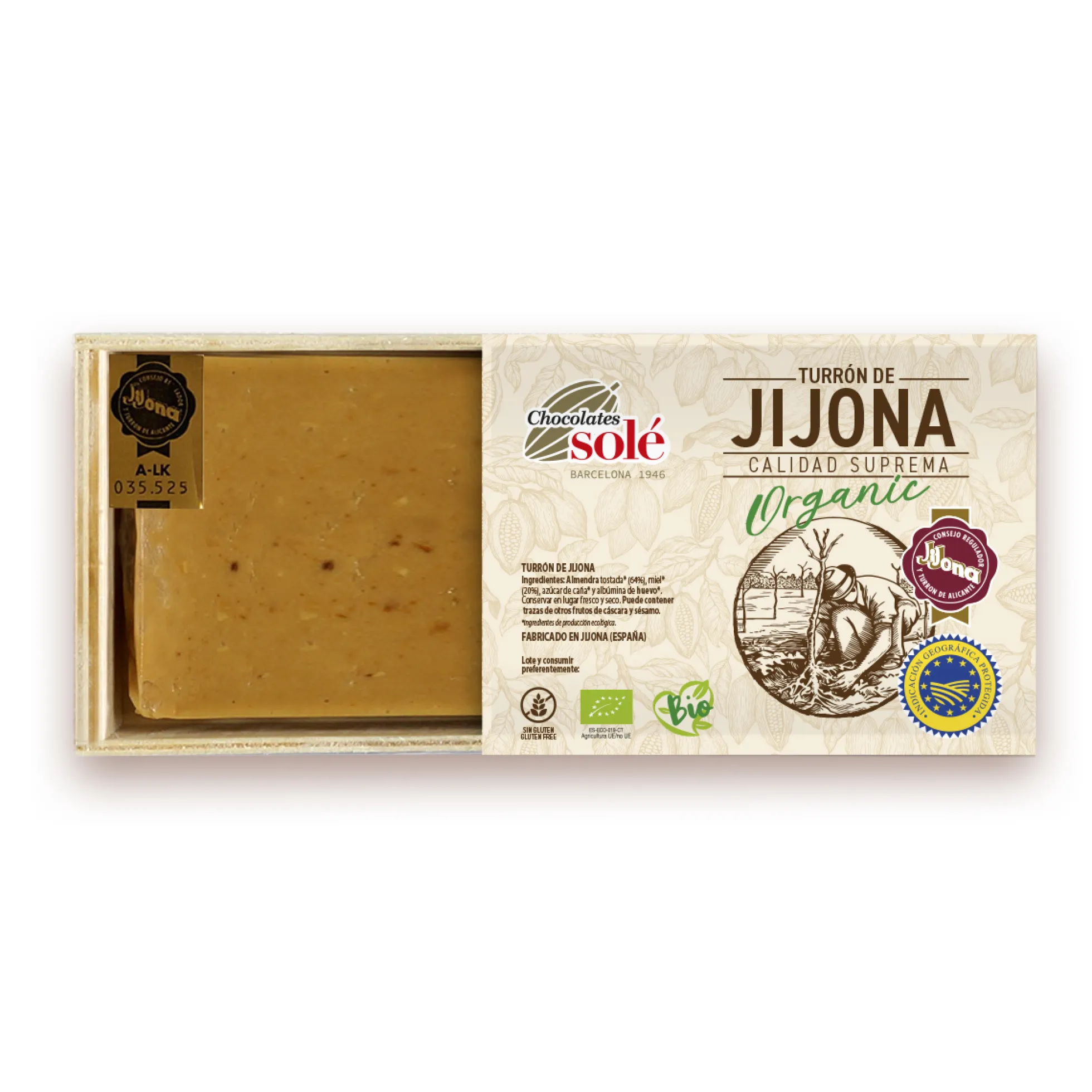 Turrón de Jijona Eco Solé 200 g