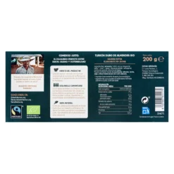 Turron Duro Bio Con Almendras Tierra Madre 200 g