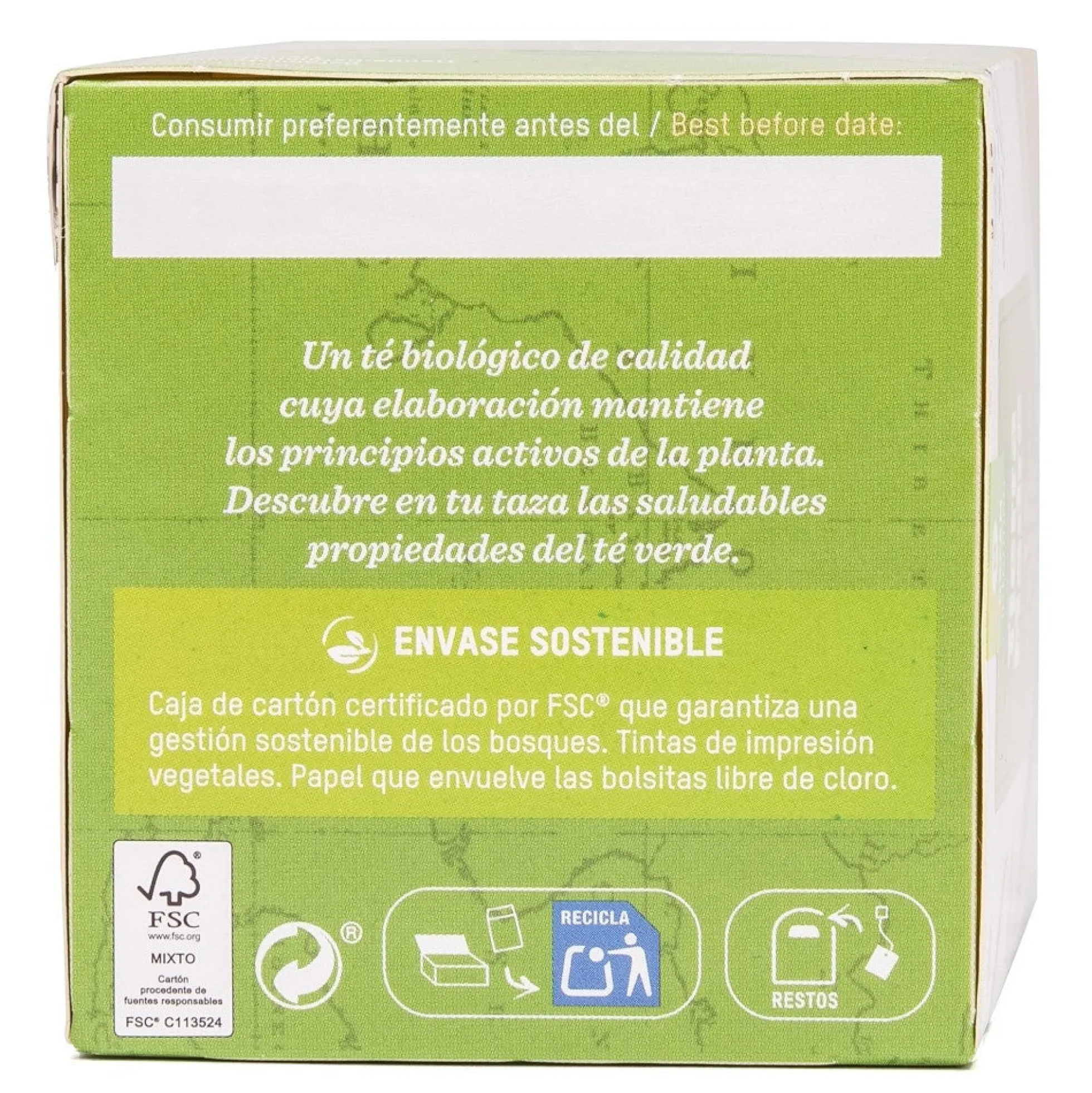 Té Verde Bio Oi Tierra Madre 40 g