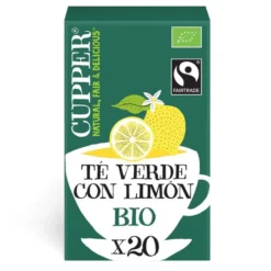 Té Verde con Limón Bio Cupper 20 bolsitas