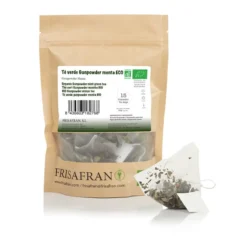 Té Verde Gunpowder Menta Ecológico Pirámides - Calidad Y Sabor | Frisafran 30 Uds