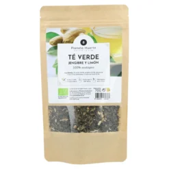Té verde jengibre y limón ECO Planeta Huerto 70g