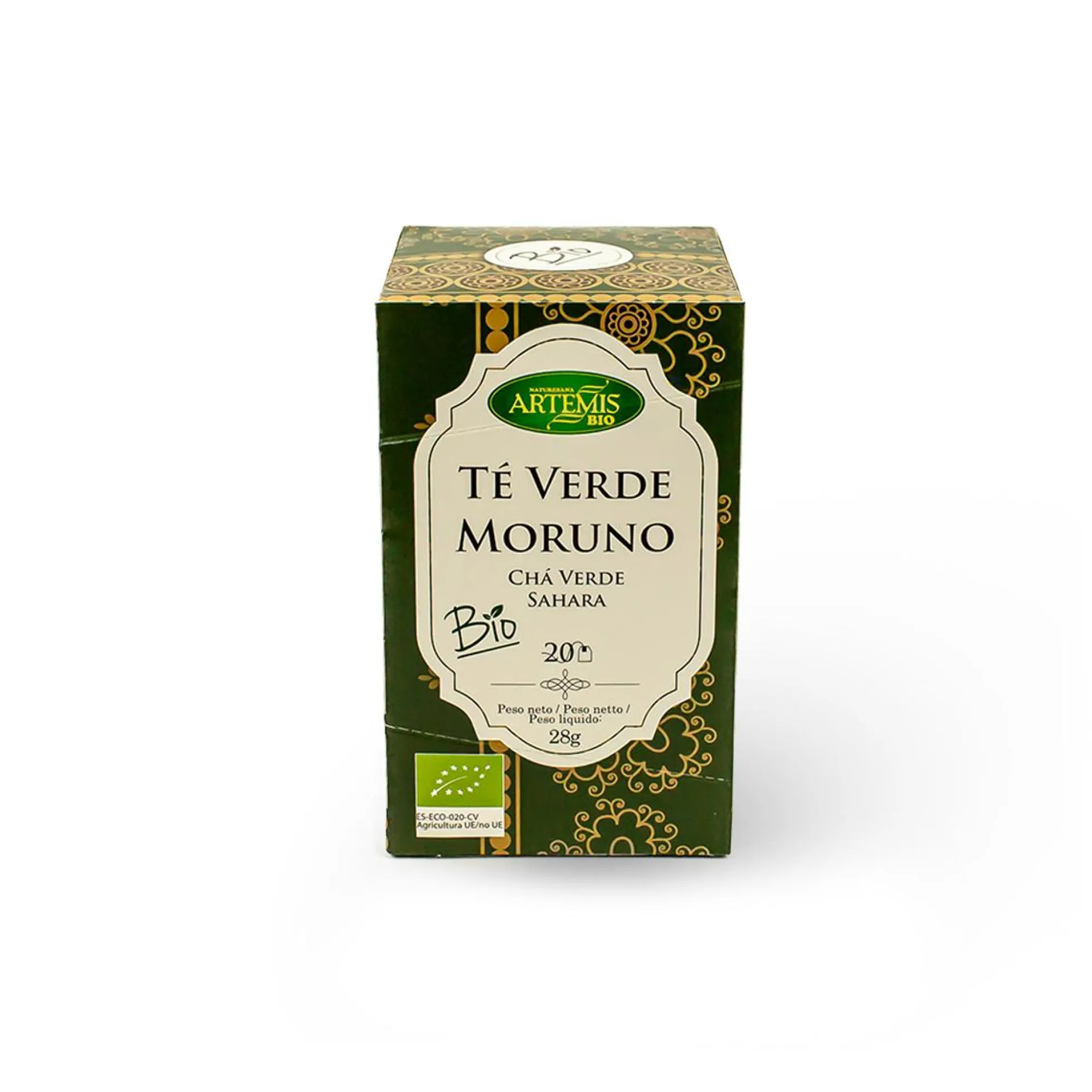Té Verde Moruno Eco 20 Filtros Artemisbio
