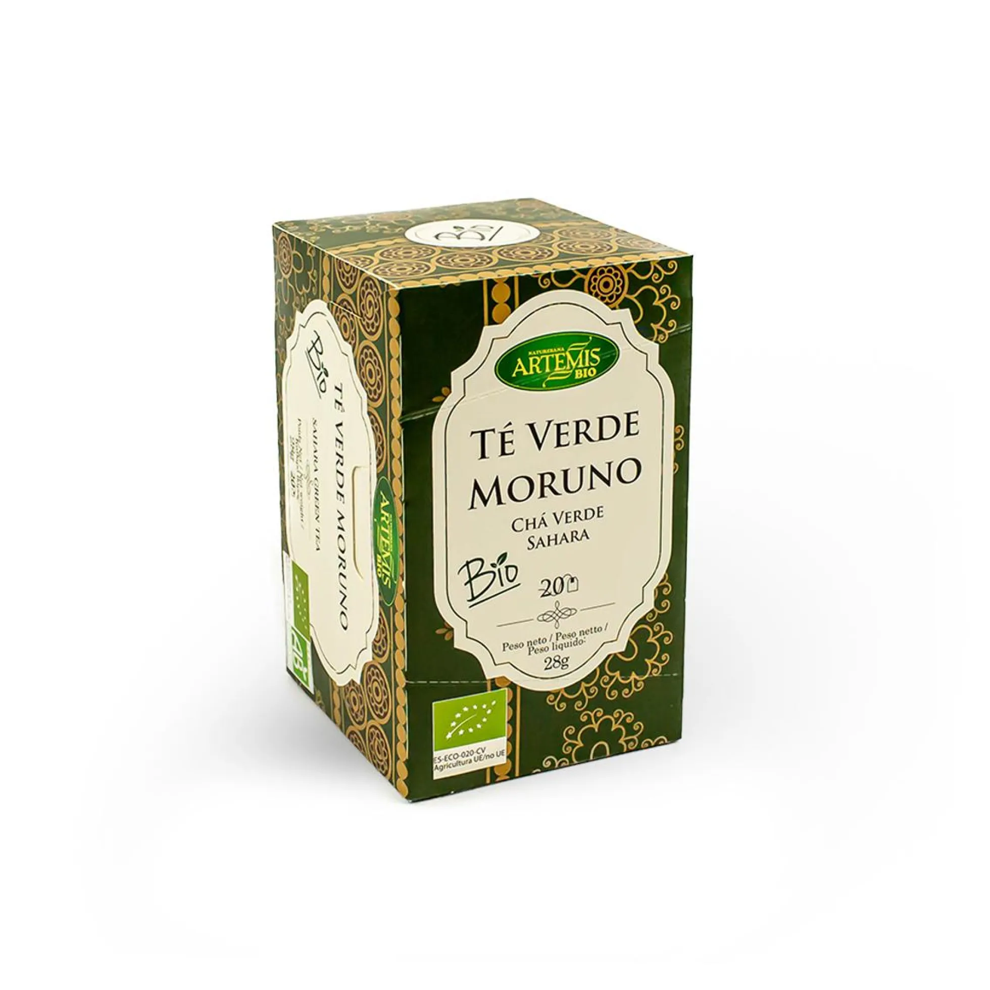 Té Verde Moruno Eco 20 Filtros Artemisbio