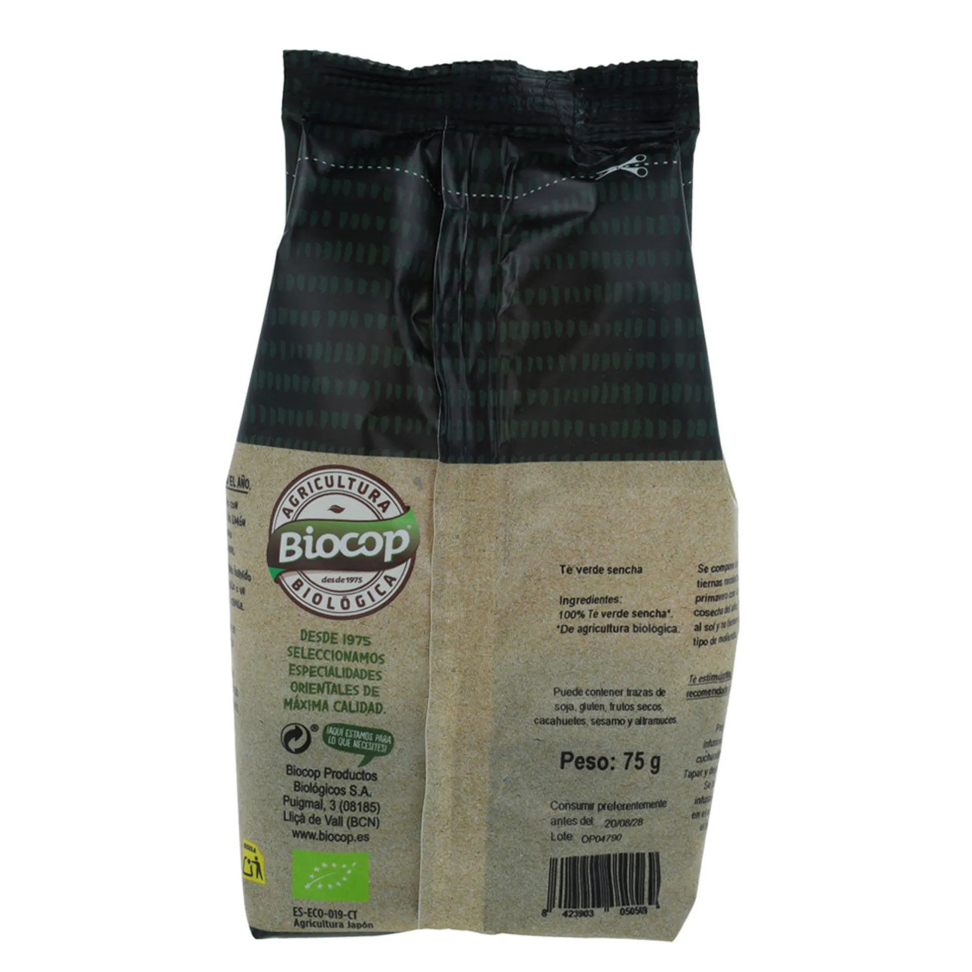 Té verde Sencha Biocop, 75 g