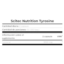 Tyrosine 100 Caps