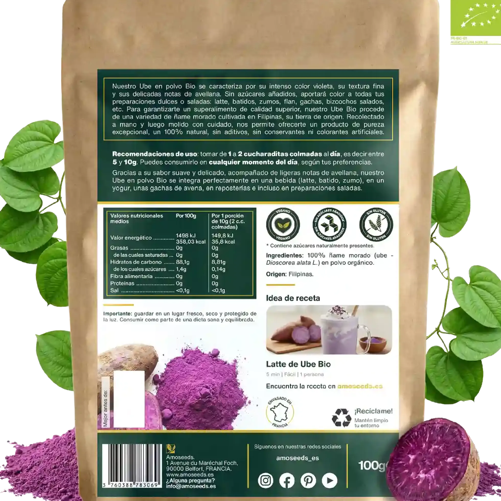 Ube En Polvo Bio 100g