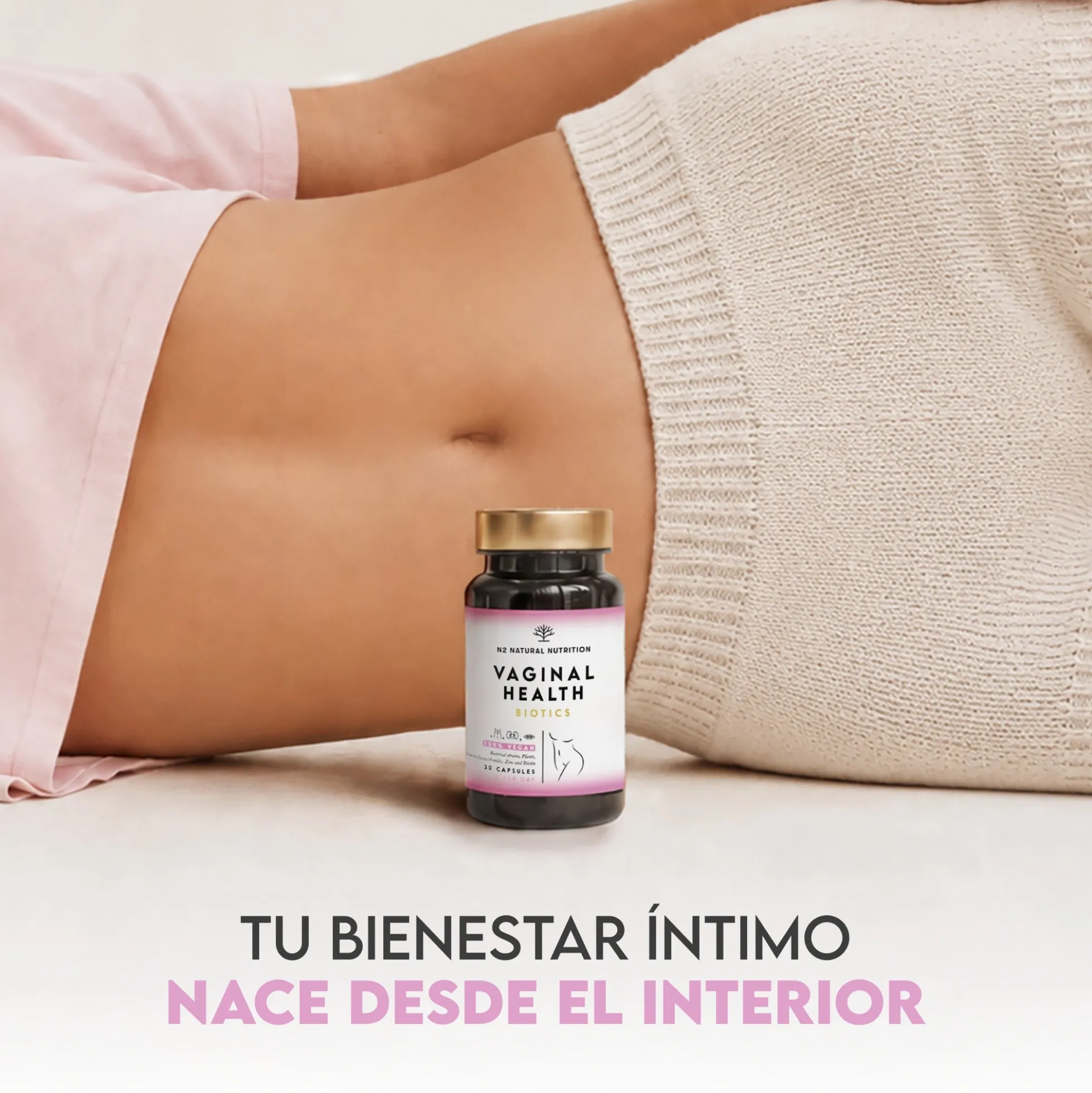 Vaginal Health Probióticos 30 días Íntima N2 Natural Nutrition 30 cáps.