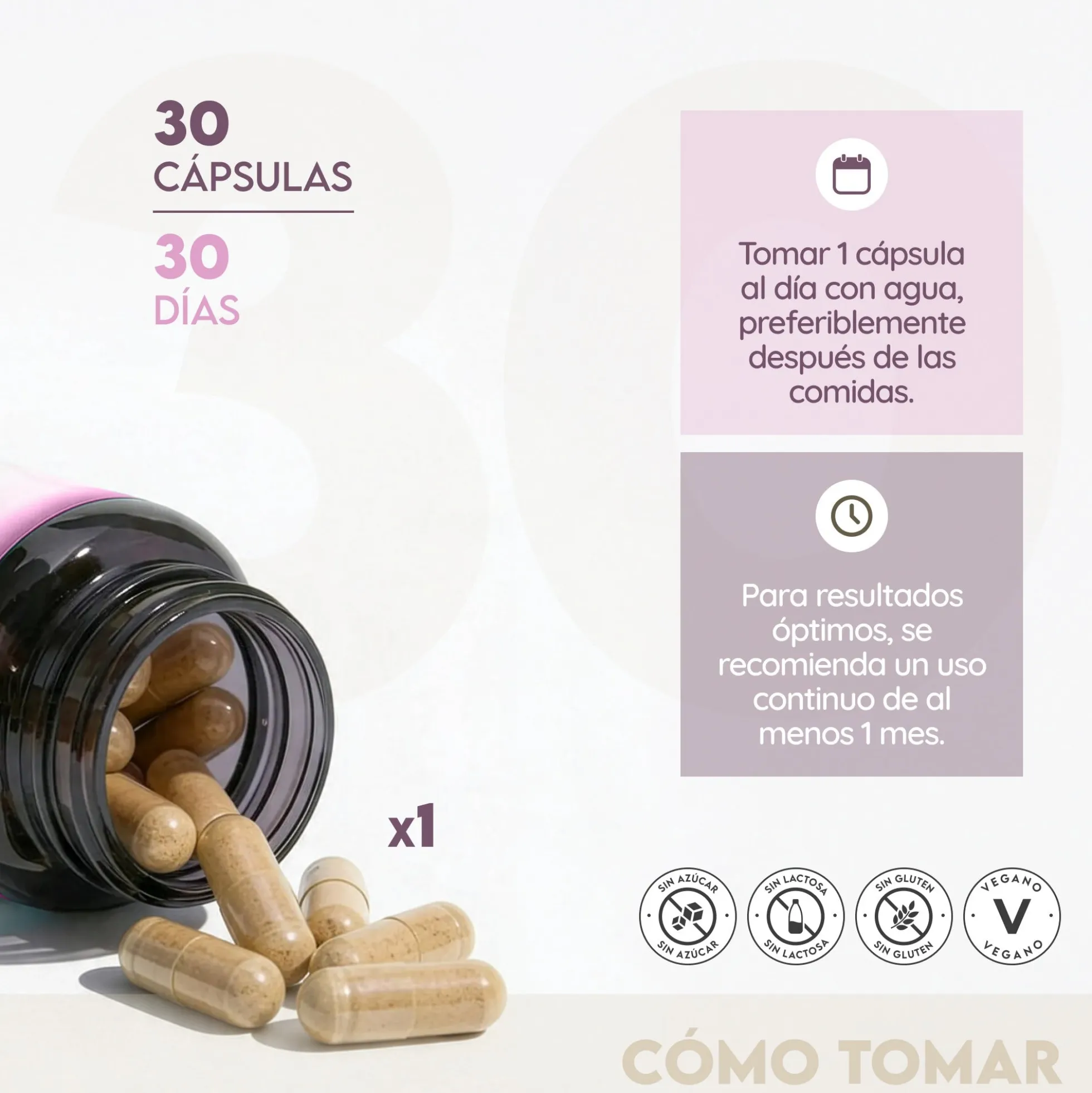 Vaginal Health Probióticos 30 días Íntima N2 Natural Nutrition 30 cáps.