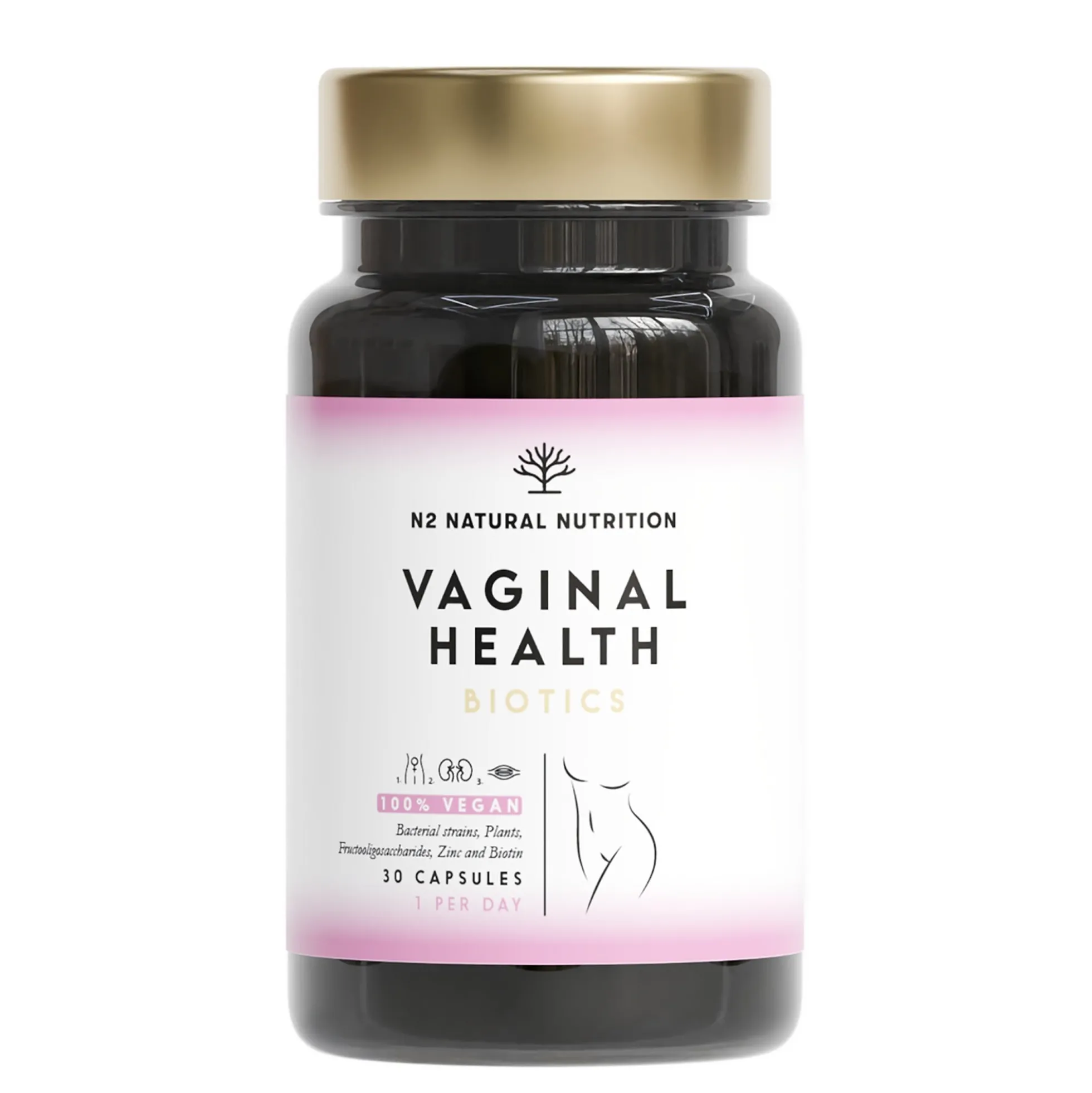 Vaginal Health Probióticos 30 días Íntima N2 Natural Nutrition 30 cáps.