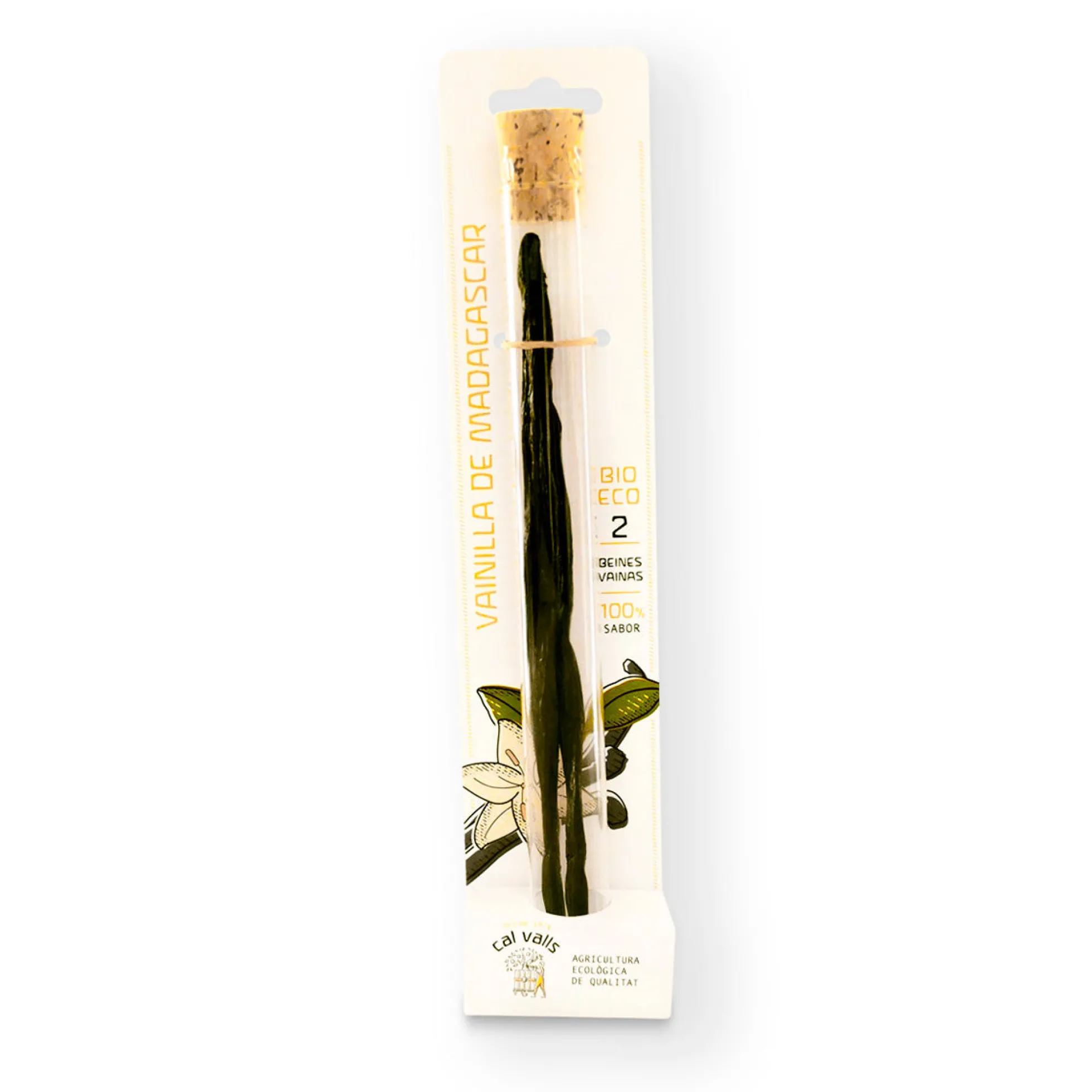 Vainilla Bourbon Vaina ECO 2 unidades Cal Valls 40 g