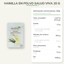 Vainilla en polvo Salud Viva 20 g