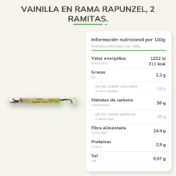 Vainilla en rama Rapunzel, 2 ramitas.