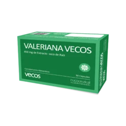 Valeriana 450mg Vecos 30 Cápsulas | Conciliar Un Sueño Reparador Y Pronto