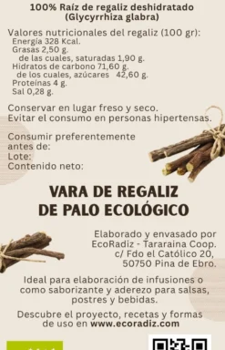 Vara De Regaliz De Palo Ecológico 12 Ud