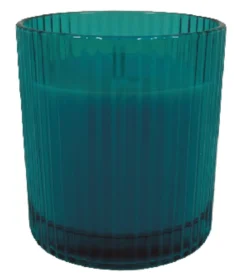 Vaso rayado azul blue moon 90x80 mm en caja