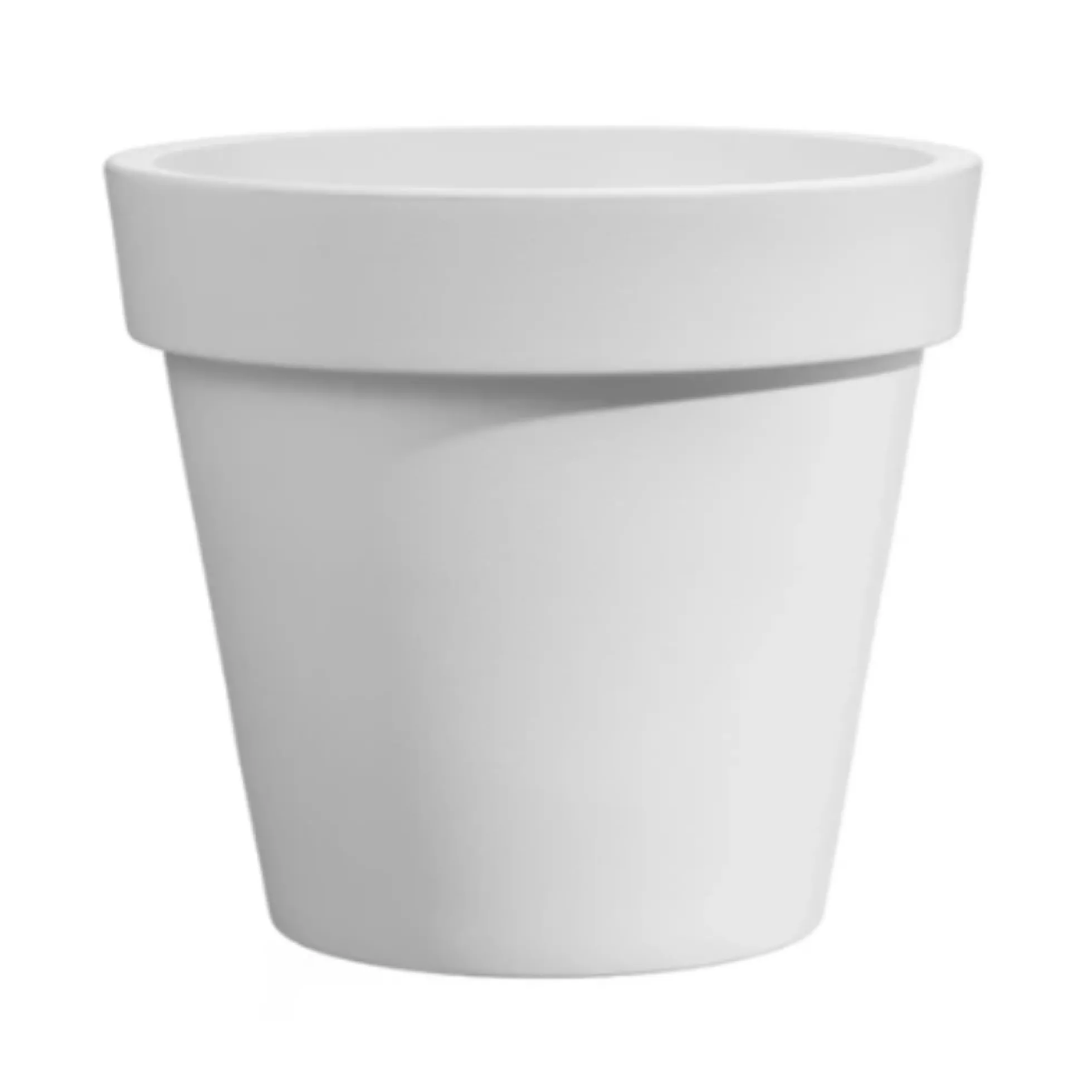 Veca Macetero Plástico Blanco Easy 55x49 Cm