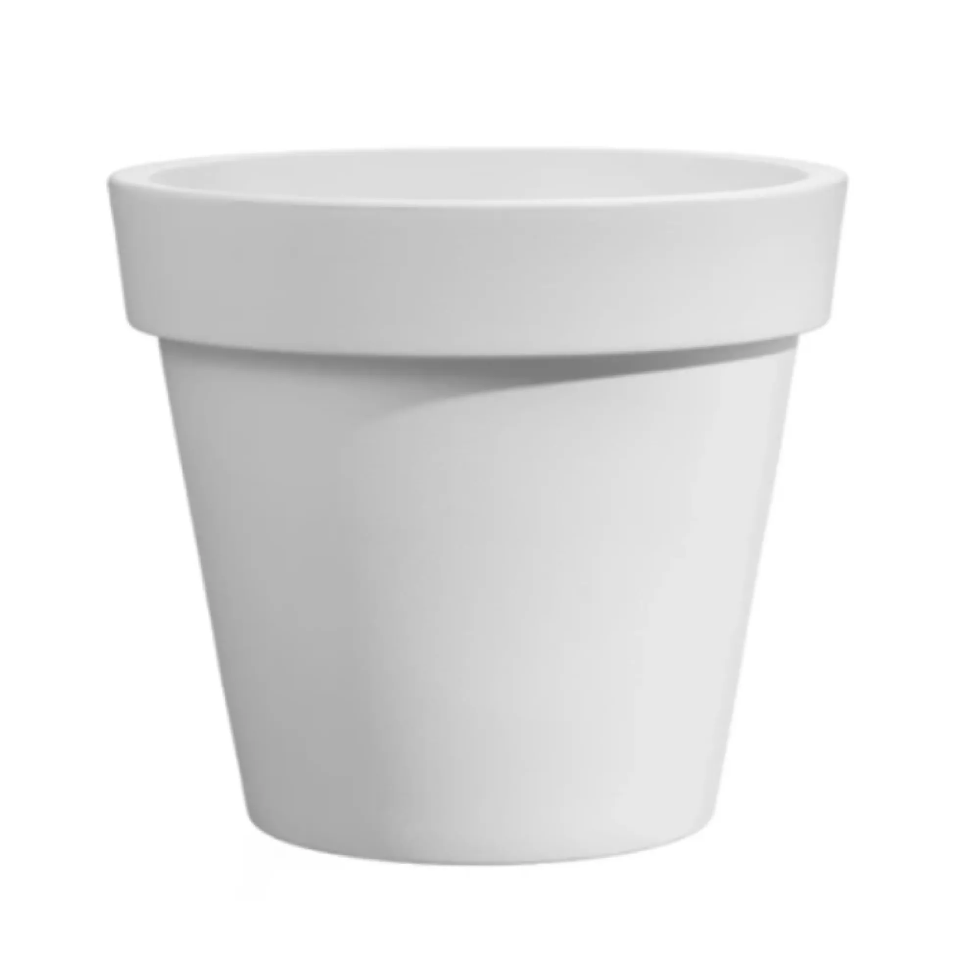 Veca Macetero Plástico Blanco Easy 25x22 Cm