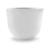 Veca Macetero Plástico Eggy Blanco 80 Cm