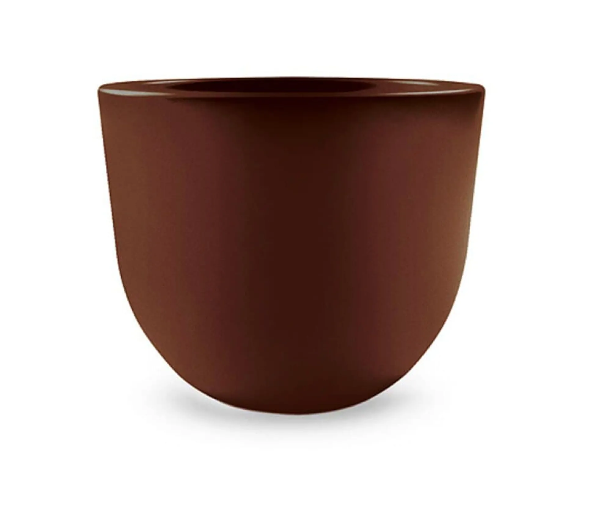 Veca Macetero Plástico Eggy Bronce 35cm