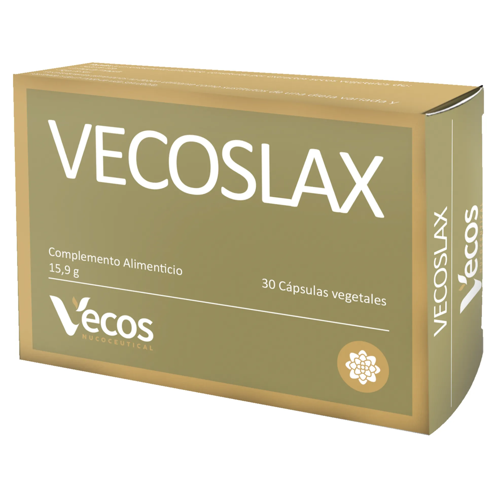 Vecoslax Vecos 30 Cápsulas | Regulación Del Tránsito Intestinal Y Alivio Del Estreñimiento Ocasional | Sen Y Frángula