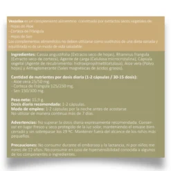 Vecoslax Vecos 30 Cápsulas | Regulación Del Tránsito Intestinal Y Alivio Del Estreñimiento Ocasional | Sen Y Frángula