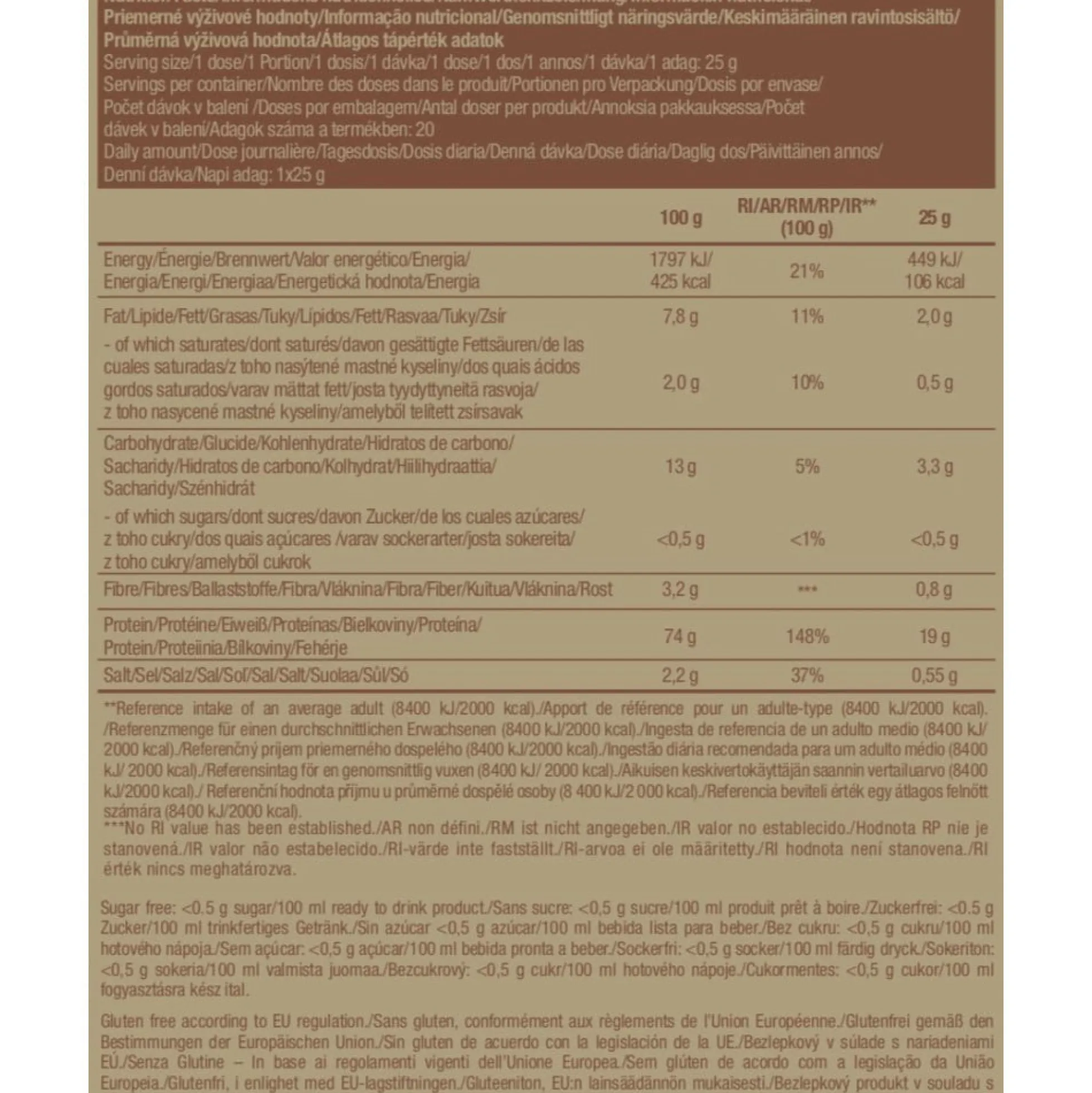 Vegan Protein 500 Gr Chocolate - Canela
