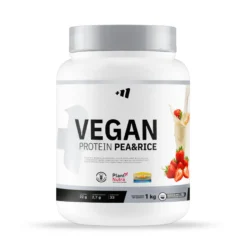 Vegan Protein Pea & Rice (guisante Y Arroz) - 1kg - Chocolate Blanco Con Fresa - Proteína Vegana - Masmusculo