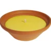 Vela antimosquitos citronela terracota Ø22 cm Roura