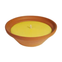 Vela antimosquitos citronela terracota Ø15,5 cm Roura
