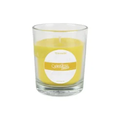 Vela Aromática De Citronela En Vaso Transparente 120 G Caja 6 Unid.