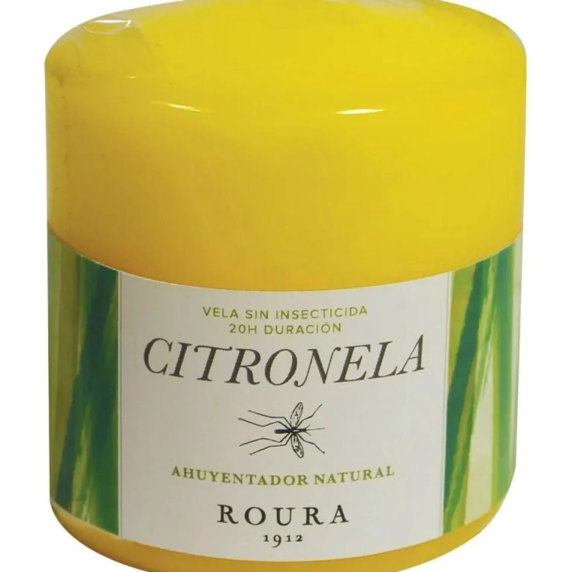 Vela citronela antimosquitos 8 cm Roura