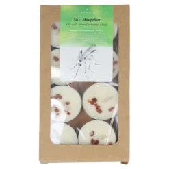 Vela de té perfumada No+Mosquitos 100% Natural CanVela 8 uds