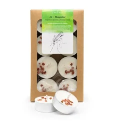 Vela de té perfumada No+Mosquitos 100% Natural CanVela 8 uds