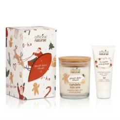 Vela perfumada de soja + crema corporal de verbena Officina Naturae 100 ml