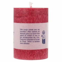 Velas cilíndrica pequeña color rojo 56 x 80mm 174 g Blue 6 uds