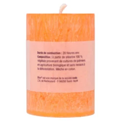 Velas estearina pequeña colores variados 56 x 80 mm 174 g Blue 6 uds