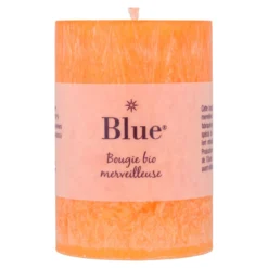 Velas estearina pequeña colores variados 56 x 80 mm 174 g Blue 6 uds