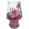 Velero Cristal Corazon Rosa 10x20