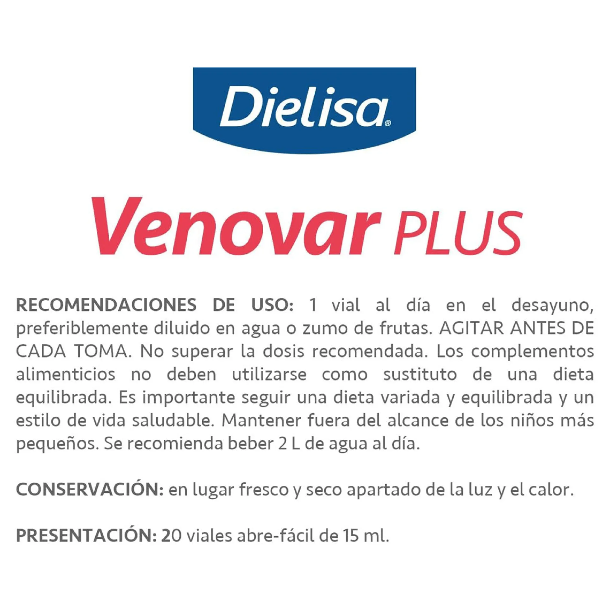Venovar Plus Viales DIELISA 300g