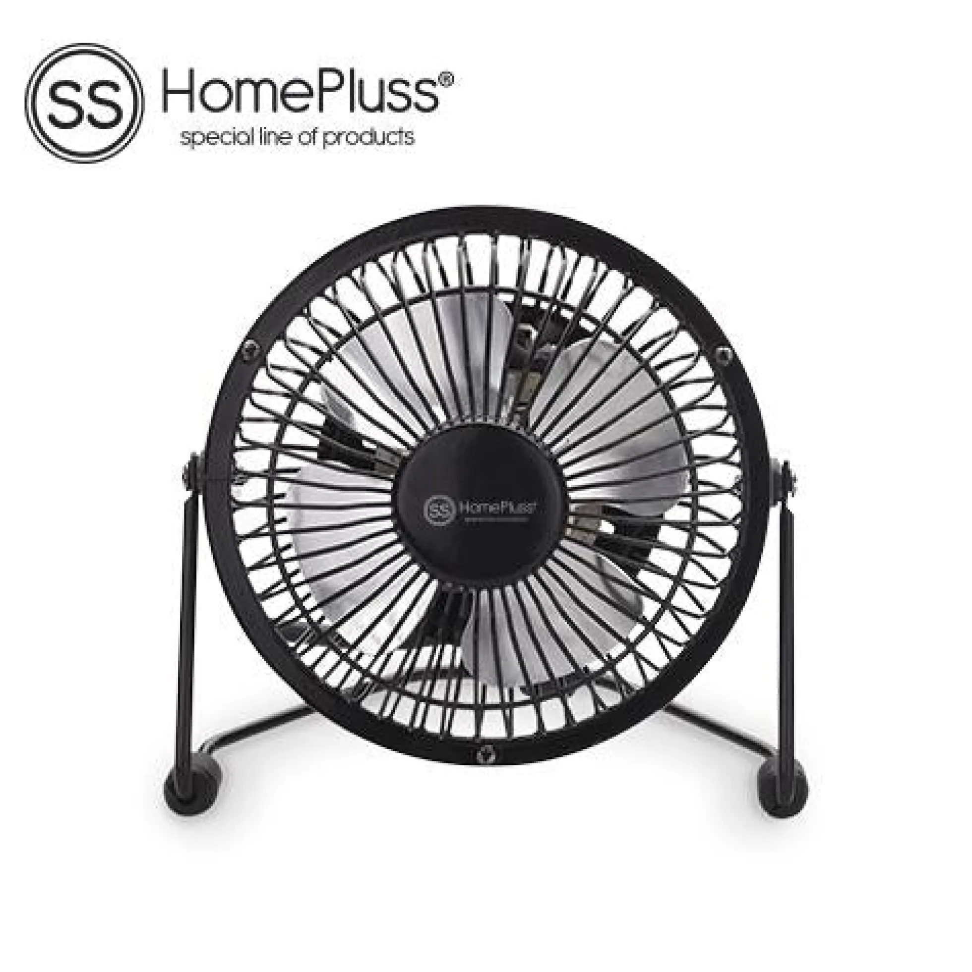Ventilador sobremesa USB 3W Negro