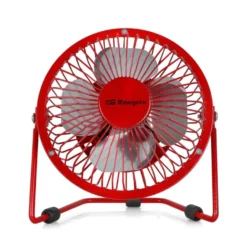 Ventilador USB de sobremesa Rojo PW 1021 Orbegozo 10 cm